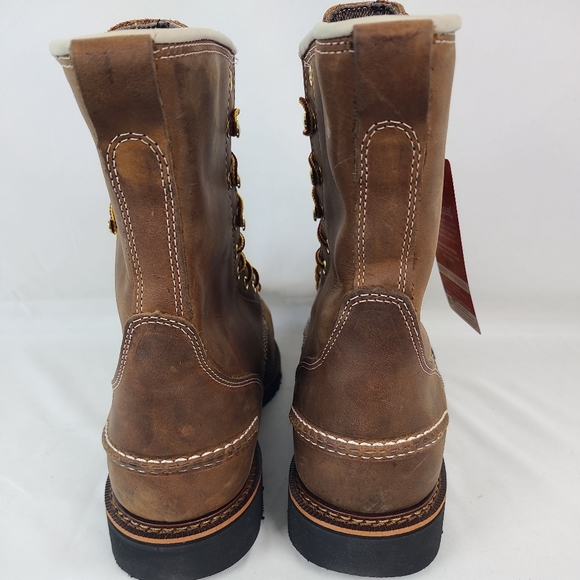 Thorogood Boots 804-3898 8" Waterproof Sz 10.5 EE Steel Toe Safety 1957 Moc Toe - Picture 5 of 8
